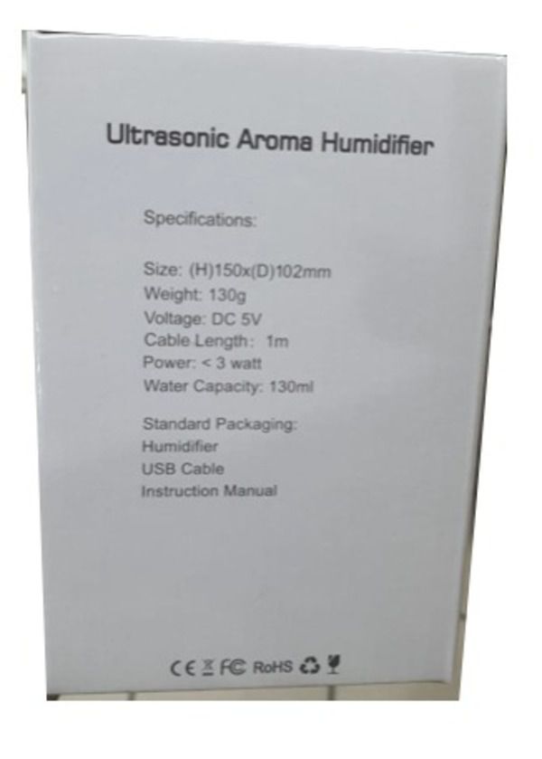 LED Ultrasonic Wood Pattern Pot Shaped Diffuser & Humidifier_3