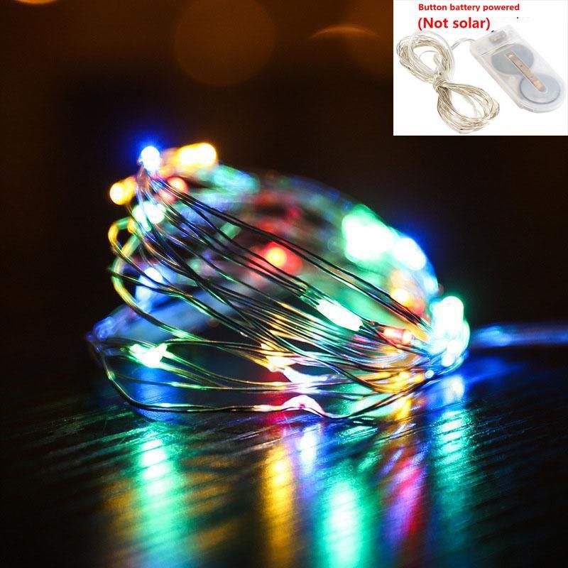 10M Solar LED Fairy String Lights - Multi Colour_0