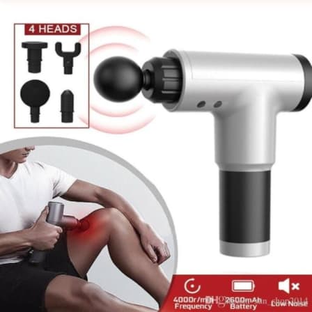 Gun Massager Deep Tissue Pain Relief - grey_0