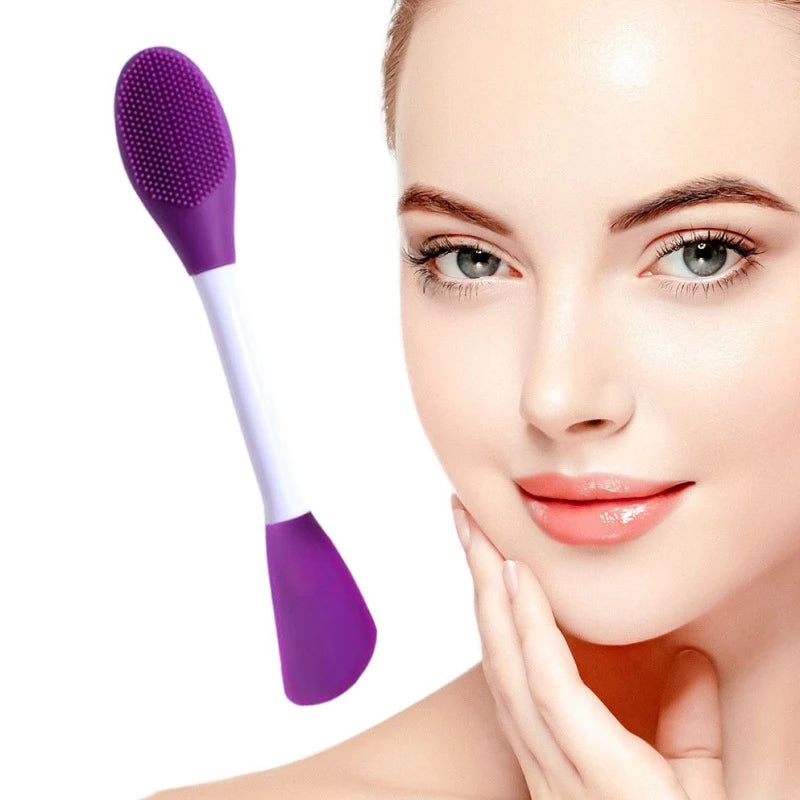 Double-Sided Silicone Face Mask Brush