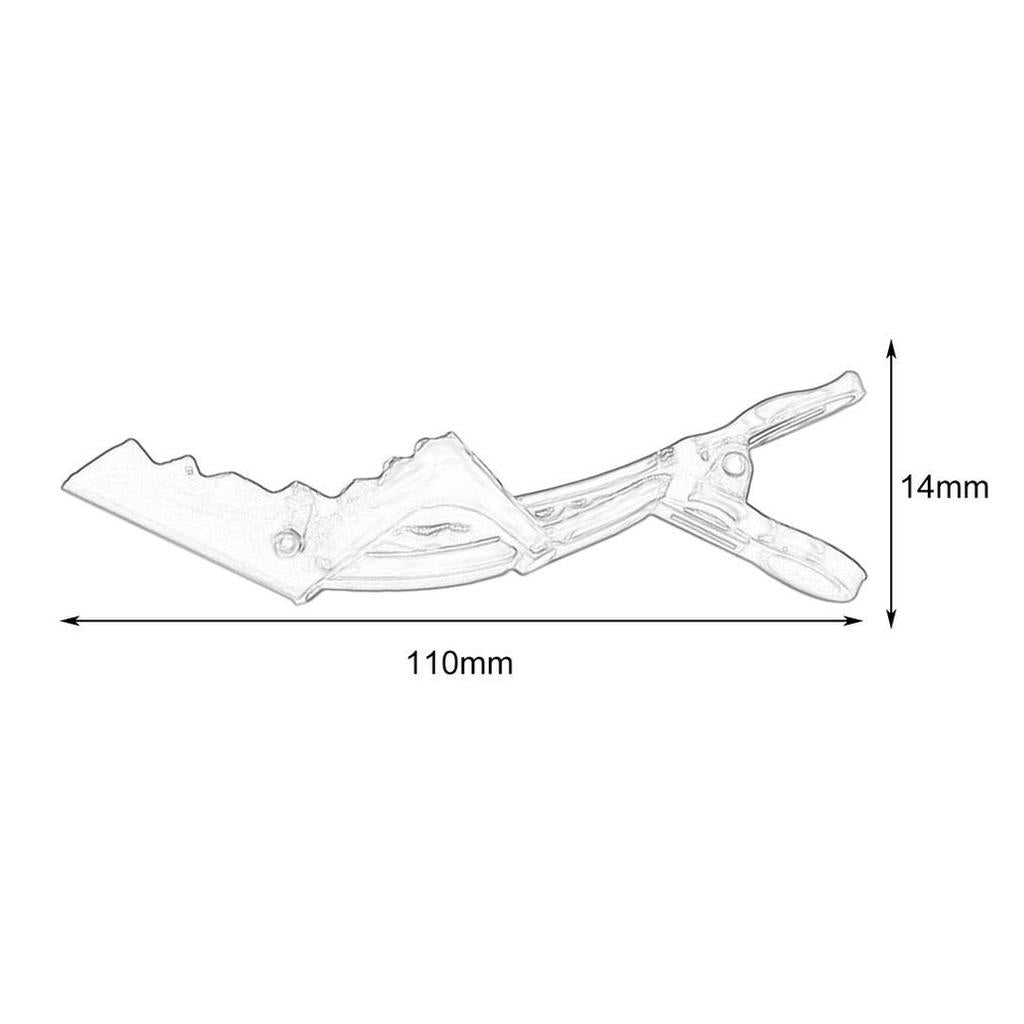 3 Pcs Crocodile Hair Clips