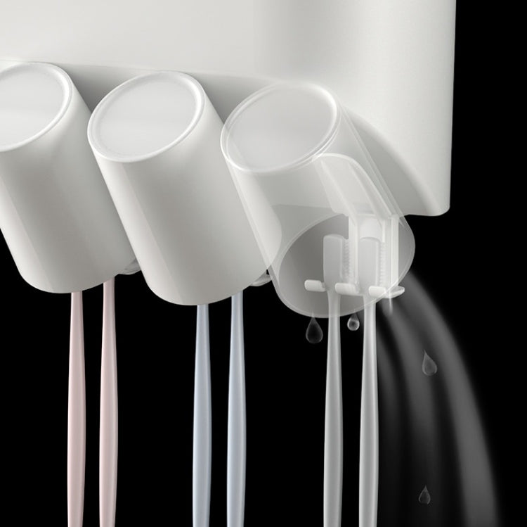 Wall-Mounted Toothbrush Rack