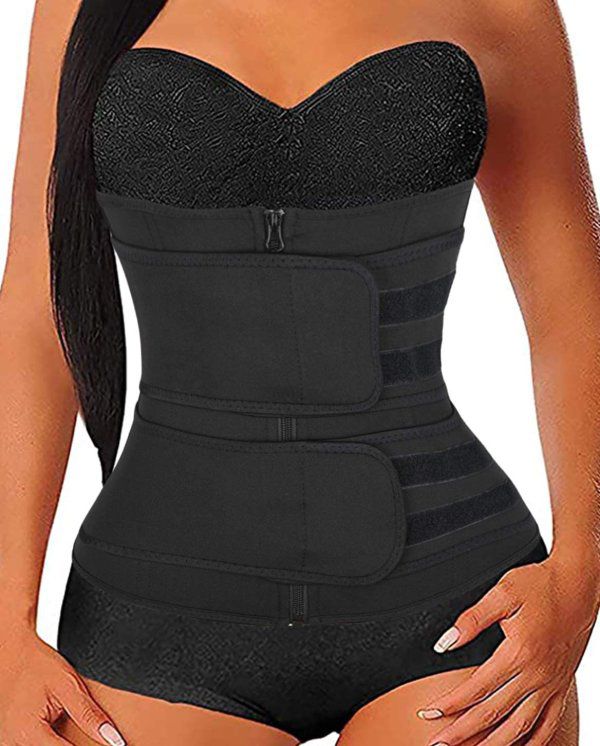 Corset Waist Trimmer - High Compression With A Zipper_1