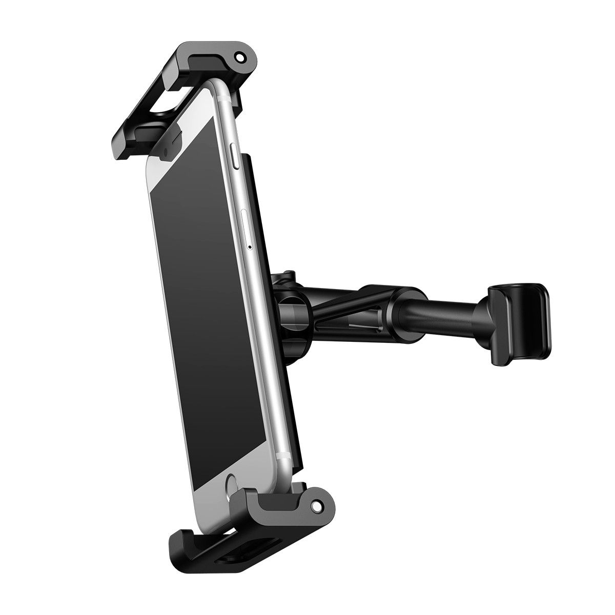 Car Back Seat Headrest Mount Holder for 4.7"-12.9" Devices - Black_2