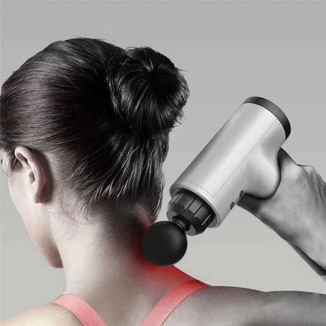 Massage Gun with 4 Changeable Heads - Black_1