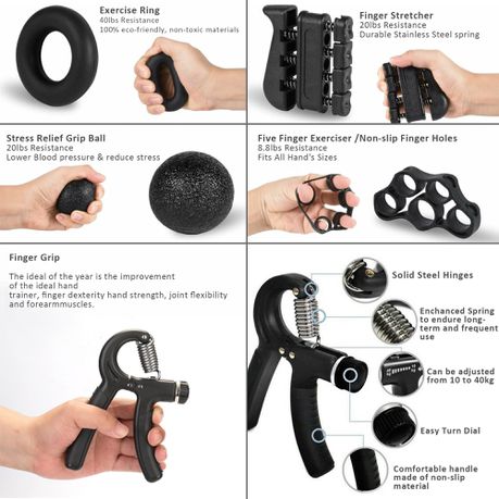 Hand Grip Strengthener 5 Piece Kit_2