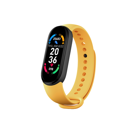 Smart Watch M6, Fitness Tracker Yellow_0