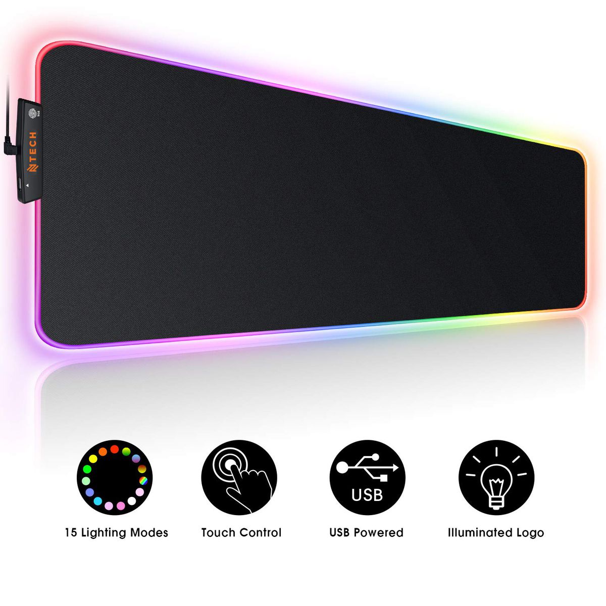RGB LED Colour Changing XXL Gaming Mouse Pad_2