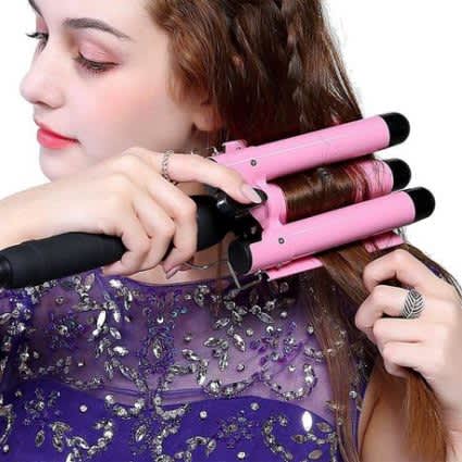 Professional Hair Curler 3 Jumbo Barrels with Ceramic Coating_2