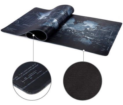 Large Gaming Mouse Pad Non-Slip Rubber Base_0