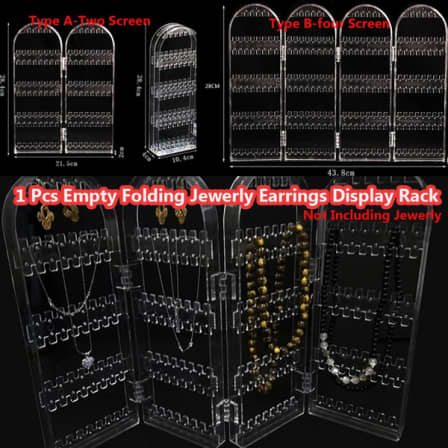 Jewelry Splendour 153 Piece Earings and Chain holder_0