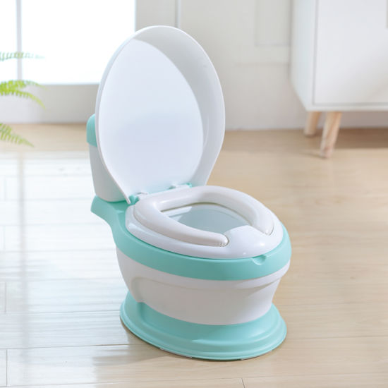 Toddler Training Potty with Cushioned Seat Ring - Light Green/Mint_0