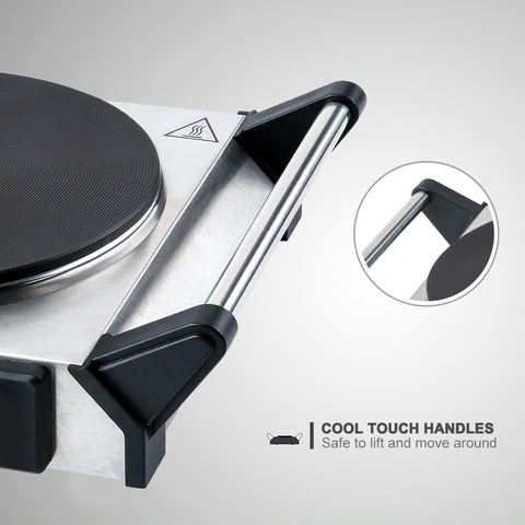 1500 W Portable Single Electric Hot Plate with Handles_3