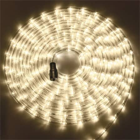 Waterproof LED rope strip light for decoration indoor/ outdoor - 10 M / Warm White_0