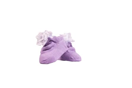 Infant Slipper Floor Socks Shoes - 3-6 MONTHS / Purple_0