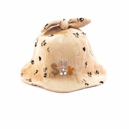 Stylish Corduroy Infant Baby Sun Hats - Brown_0