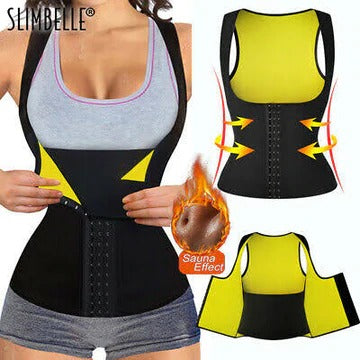 Neoprene Sauna Sweat Vest Waist Trainer Cincher Body Shaper Corset Workout_0