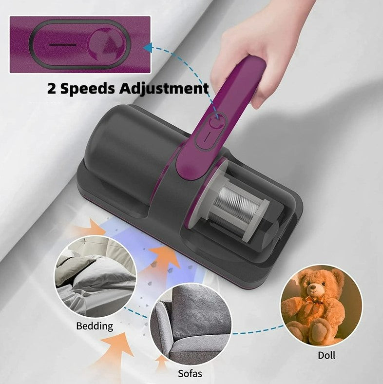 Ultraviolet Mite Removal Instrument Vacuum Cleaner Cordless Handheld Vacuum For Mattress Sofa Bed Home Detachable Filter_2