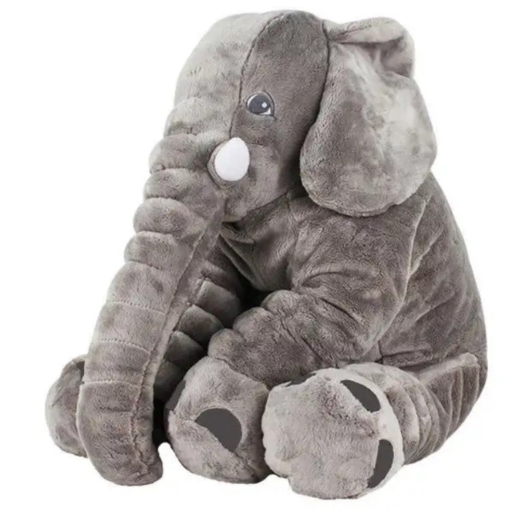Elephant Pillow - Light Grey_0