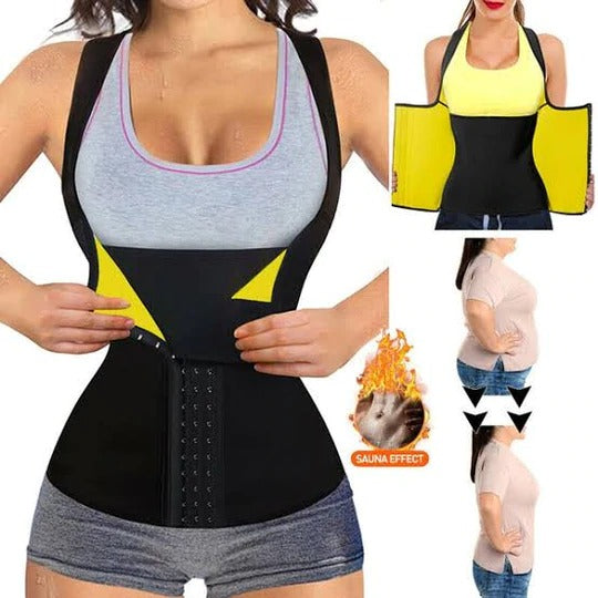 Neoprene Sauna Sweat Vest Waist Trainer