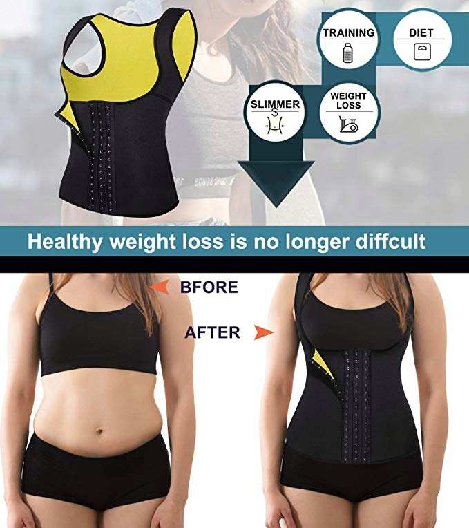 Neoprene Sauna Sweat Vest Waist Trainer