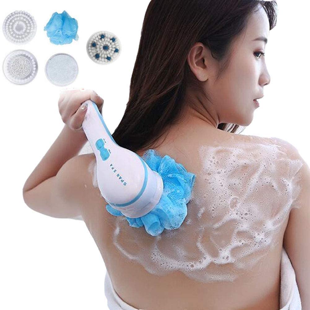 5-in-1 Electric Spin Bath Massage Brush