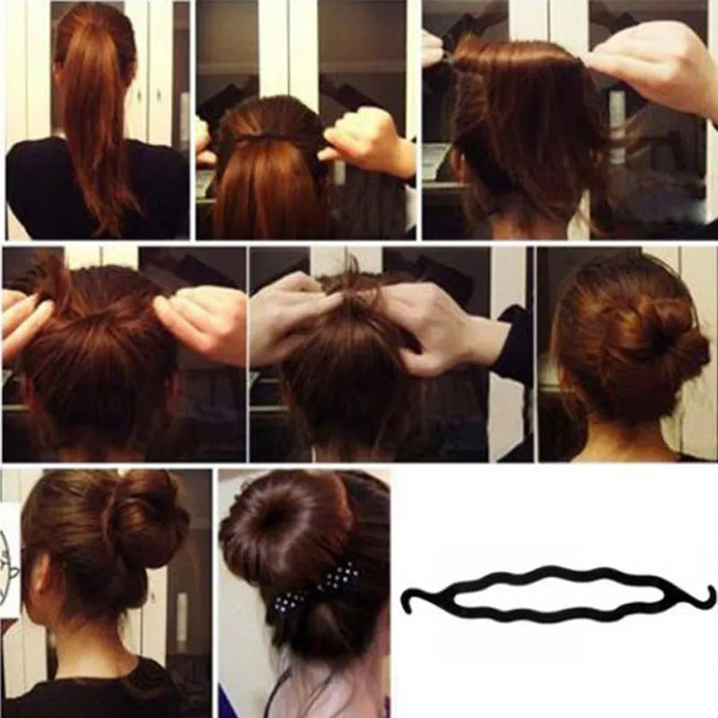 Hair Bun Maker with Hooks