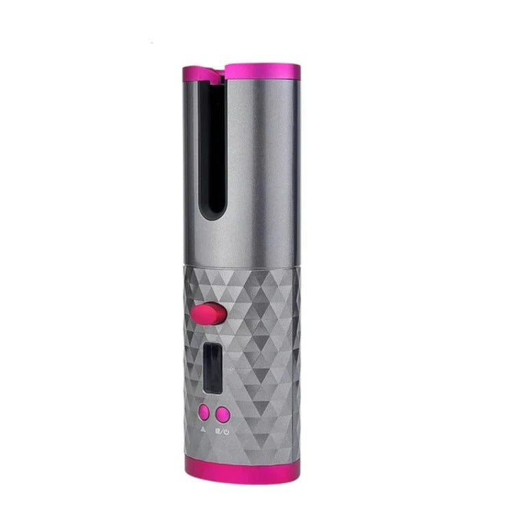 Cordless Automatic Hair Curler - Pink
