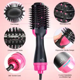 Hot Air Brush Dryer & Styler
