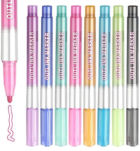 Metallic Outline Markers