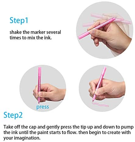 Metallic Outline Markers