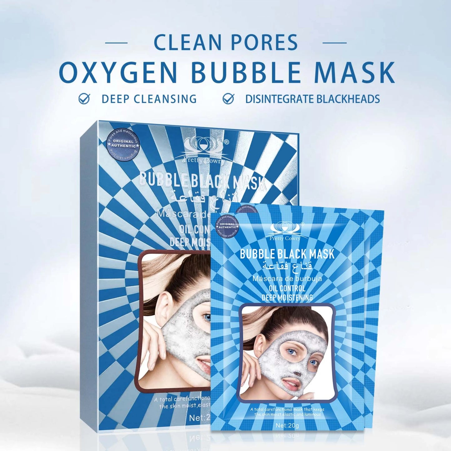 Oxygen Bubble Mask (10-Pack)