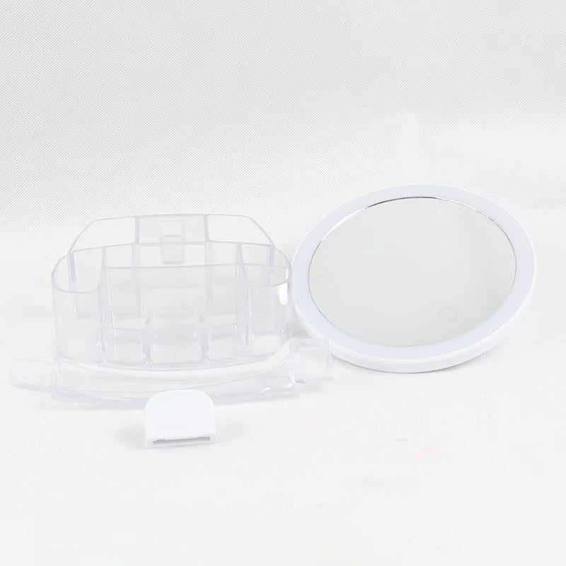 Make-Up Mirror with LED Desk Lamp