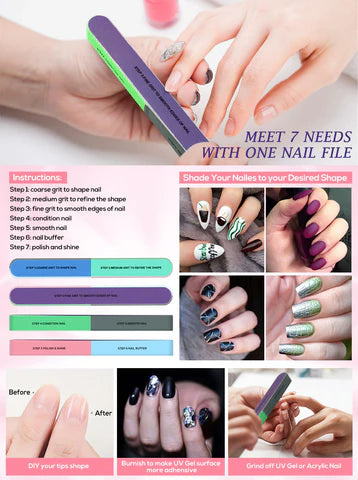 7-Way Nail File &  Buffer