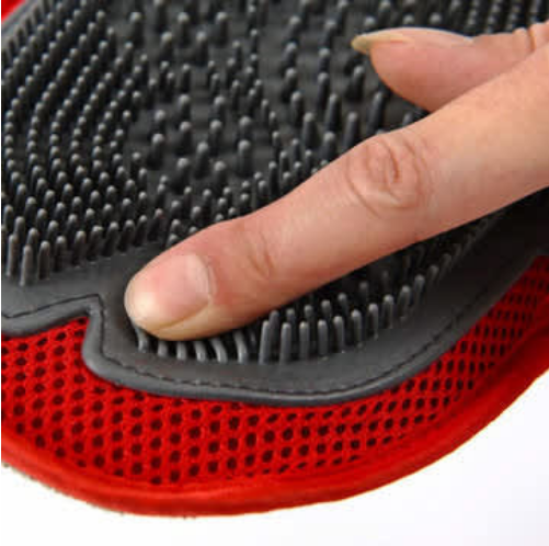 Silicone Pet Hair Brush And Bath Glove