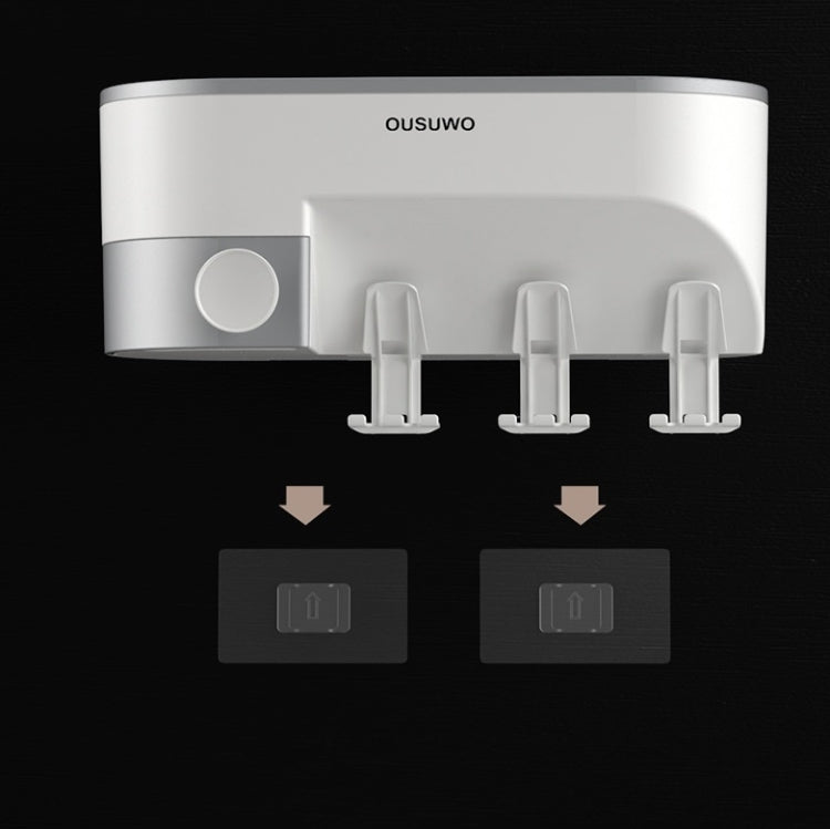 Wall-Mounted Toothbrush Rack